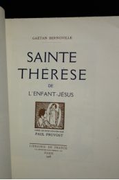 BERNOVILLE : Sainte-Thérèse de l'enfant Jésus - Prima edizione - Edition-Originale.com