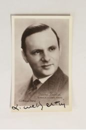 BERTIN : Carte postale photographique signée de Pierre Bertin - Autographe, Edition Originale - Edition-Originale.com