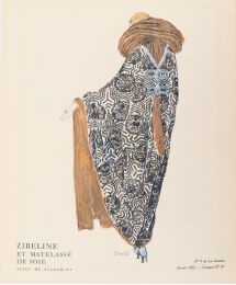BIANCHINI-FERIER : Zibeline et matelassé de soie, tissu de Bianchini (Croquis N°IV, La Gazette du Bon ton, 1922 n°9) - Prima edizione - Edition-Originale.com