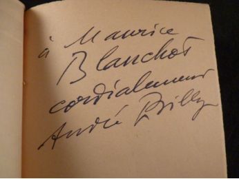 BILLY : Le pont des Saint-Pères - Signed book, First edition - Edition-Originale.com