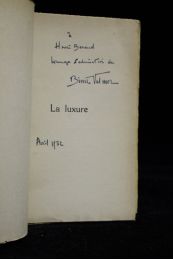 BINET-VALMER : La luxure - Signed book, First edition - Edition-Originale.com