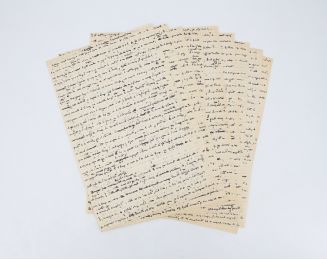 BLANCHOT : Adolphe ou le malheur des sentiments - Manuscrit autographe. - Signiert, Erste Ausgabe - Edition-Originale.com