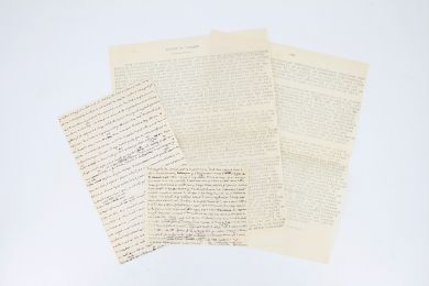BLANCHOT : Autour du langage. Manuscrit autographe et tapuscrit complets - Signed book, First edition - Edition-Originale.com