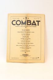 BLANCHOT : La fin du six février, In Combat N°2 de la première année - First edition - Edition-Originale.com