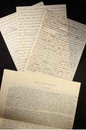 BLANCHOT : Roman et récit de guerre. Manuscrit autographe et tapuscrit complets.  - Libro autografato, Prima edizione - Edition-Originale.com