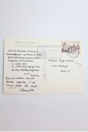 BLONDIN : Carte postale autographe signée adressée à son meilleur ami Roger Nimier depuis Tarbes - Signiert, Erste Ausgabe - Edition-Originale.com
