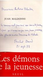 BLONDIN : Juan Maldonne - Autographe, Edition Originale - Edition-Originale.com