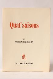 BLONDIN : Quat'saisons - Erste Ausgabe - Edition-Originale.com