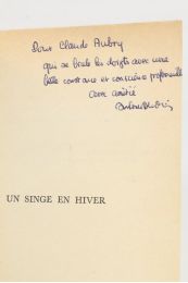 BLONDIN : Un singe en hiver - Signed book, First edition - Edition-Originale.com