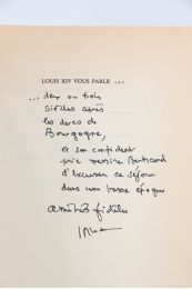 BLUCHE : Louis XIV vous parle - Libro autografato, Prima edizione - Edition-Originale.com