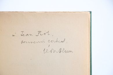 BLUM : Stendhal et le Beylisme - Signed book, First edition - Edition-Originale.com