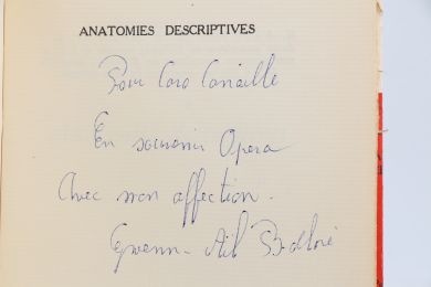 BOLLORE : Anatomies descriptives - Signiert, Erste Ausgabe - Edition-Originale.com