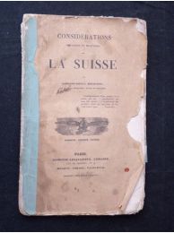 BONAPARTE : Considérations politiques et militaires sur la Suisse - First edition - Edition-Originale.com