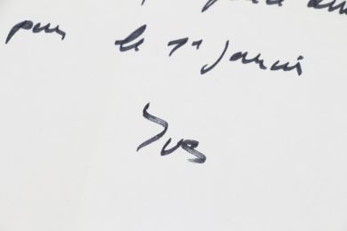 BONNEFOY : Lettre autographe adressée à son ami Georges Raillard - Signed book, First edition - Edition-Originale.com