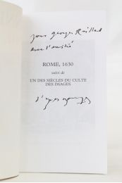 BONNEFOY : Rome, 1630 suivi de Un des siècles du culte des images - Signiert, Erste Ausgabe - Edition-Originale.com