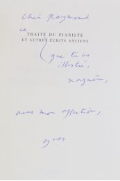 BONNEFOY : Traité du pianiste et autres écrits anciens - Libro autografato, Prima edizione - Edition-Originale.com
