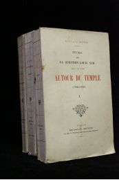 BORD : Etudes sur la question Louis XVII. Autour du Temple (1792-1795) Tome I à III - Erste Ausgabe - Edition-Originale.com