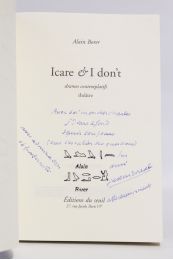 BORER : Icare & I don't - Autographe, Edition Originale - Edition-Originale.com