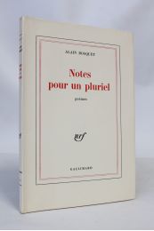 BOSQUET : Notes pour un pluriel - First edition - Edition-Originale.com