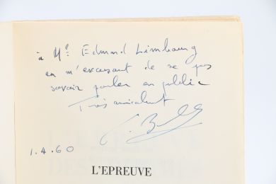 BOULLE : L'épreuve des hommes blancs - Signed book, First edition - Edition-Originale.com