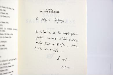 BOURGEADE : Sade, sainte Thérèse - Signiert, Erste Ausgabe - Edition-Originale.com