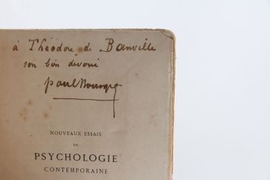 BOURGET : Nouveaux essais de psychologie contemporaine - Signiert, Erste Ausgabe - Edition-Originale.com