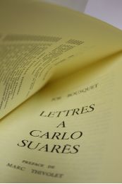 BOUSQUET : Lettres à Carlo Suarès - Edition Originale - Edition-Originale.com