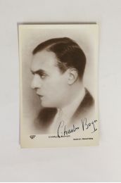 BOYER : Carte postale photographique signée de Charles Boyer - Signed book, First edition - Edition-Originale.com