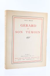 BRACH : Gérard et son témoin - Erste Ausgabe - Edition-Originale.com