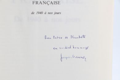 BRENNER : Histoire de la Littérature française de 1940 à nos Jours - Autographe, Edition Originale - Edition-Originale.com