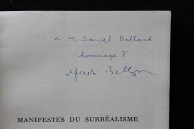 BRETON : Manifestes du surréalisme - Signed book, First edition - Edition-Originale.com