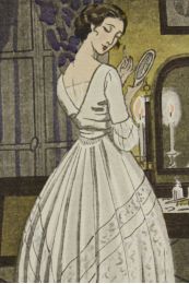 As-tu été sage ? Robe du soir et robe d'enfant de Jeanne Lanvin. (La Gazette du Bon ton, n°1. Février 1920 - Planche 6: ) - Prima edizione - Edition-Originale.com