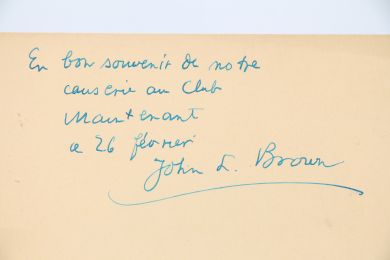 BROWN : Panorama de la littérature contemporaine aux Etats-Unis - Libro autografato, Prima edizione - Edition-Originale.com