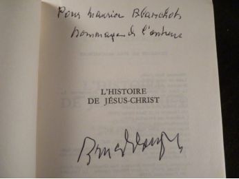 BRUCKBERGER : L'histoire de Jésus-Christ - Signed book, First edition - Edition-Originale.com