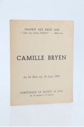 BRYEN : Camille Bryen - First edition - Edition-Originale.com