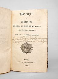 BURGUES MISSIESSY : Tactique et signaux de jour, de nuit et de brume, a l'ancre et a la voile - Prima edizione - Edition-Originale.com