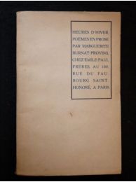 BURNAT-PROVINS : Heures d'hiver - First edition - Edition-Originale.com