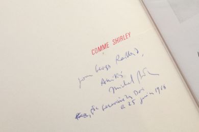 BUTOR : Comme Shirley - Signed book, First edition - Edition-Originale.com