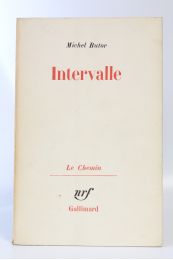 BUTOR : Intervalle - Signed book, First edition - Edition-Originale.com