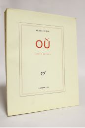 BUTOR : Où. Le génie du lieu, 2 - Prima edizione - Edition-Originale.com