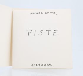 BUTOR : Piste - Autographe, Edition Originale - Edition-Originale.com