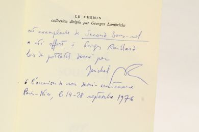 BUTOR : Second sous-sol - Libro autografato, Prima edizione - Edition-Originale.com