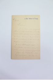 CABANEL : Lettre autographe signée à propos d'un portrait - Libro autografato, Prima edizione - Edition-Originale.com