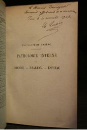 CADEAC : Pathologie interne : bouche-pharynx-estomac - Autographe - Edition-Originale.com