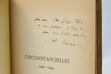 CAILLOIS : Circonstancielles 1940-1945 - Autographe, Edition Originale - Edition-Originale.com