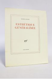 CAILLOIS : Esthétique généralisée - Edition Originale - Edition-Originale.com