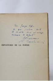 CAILLOIS : Les impostures de la poésie - Signiert, Erste Ausgabe - Edition-Originale.com