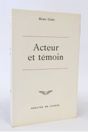 CALET : Acteur et témoin - First edition - Edition-Originale.com