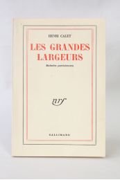 CALET : Les grandes largeurs. Balades parisiennes - Edition-Originale.com
