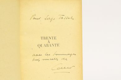 CALET : Trente à quarante - Signiert, Erste Ausgabe - Edition-Originale.com